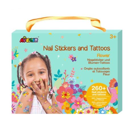 Stickere pentru unghii si tatuaje - Flori - imagine 11